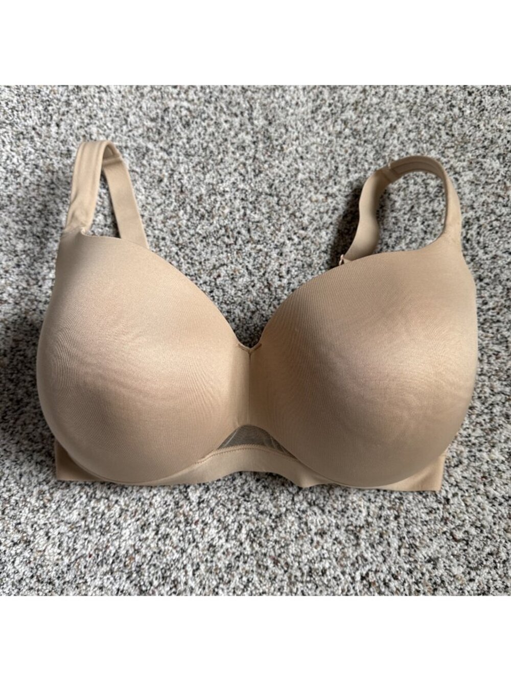 Cacique Lightly Lined Balconette Bra Underwire Stretch Back Close Size 36I